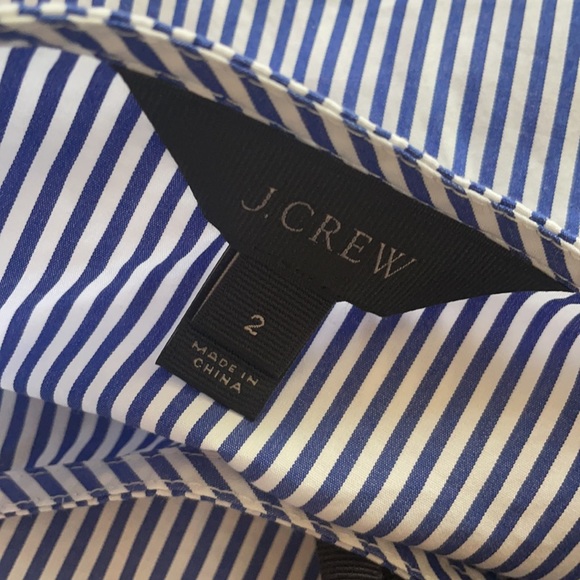 Women’s J. Crew sleeevless tank with grosgrain tie - Picture 3 of 3